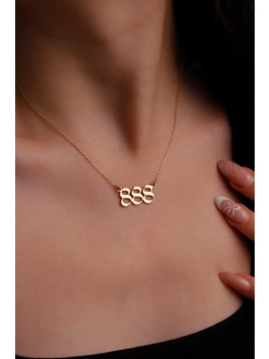 Silvesra 925 Ayar Gümüş Şans Rakamlı Kolye