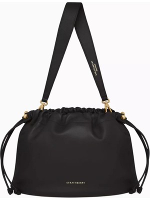 Strathberry Charlotte Midi Nappa Deri Çanta, Bağcıklı & Çapraz Askılı