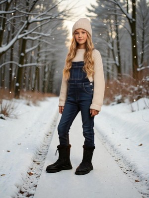 31-35 Numara Pinokyo Arizona Kız Çocuk Siyah Renk Bot