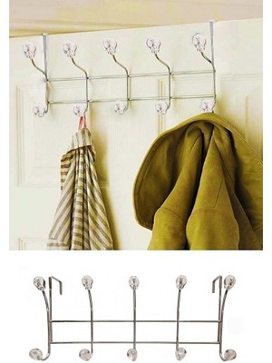 abnturk Amerikan Kapı Arkası Askısı 5 Kollu