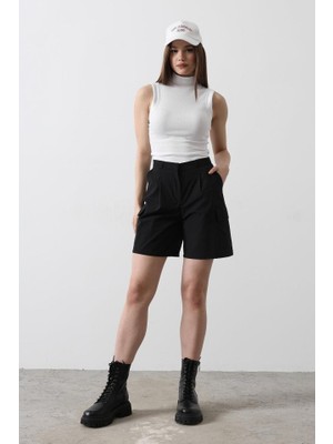 Livizmir Moda Cargo Cepli Şort - Siyah