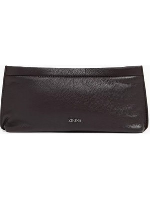 Zegna Secondskın Deri Uzun Kese, Şık & Esnek Tasarım, Cilalı Metal Donanım