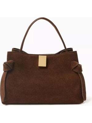 Yuzefi Italyan Süet Gyoza Mini Çanta, Zarif & Kompakt, Çok Yönlü