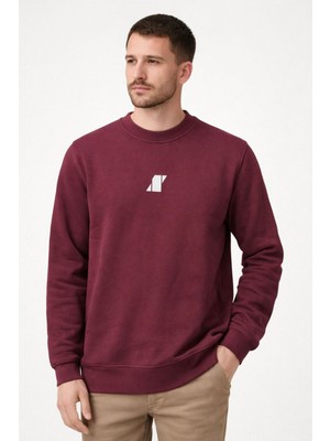 İcono Minimal Tasarımlı Erkek Sweatshirt Modeli