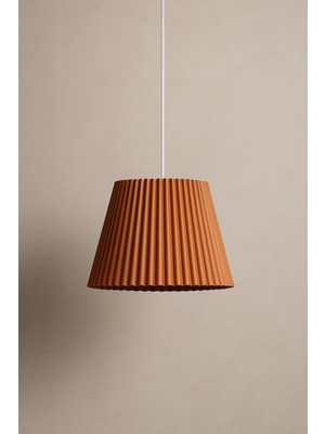 Limon 3D Desing Pleated Modern Tekli Sarkıt Avize – Minimalist Dekor, Ev Aydınlatma Oturma Odası