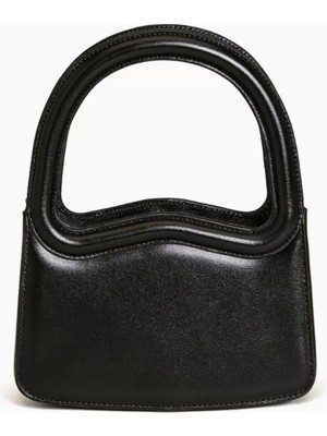 Reformation Mini Luciana Frame El Çantası, Zarif & Yapılandırılmış, Dana Derisi