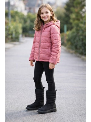 Pinokyo 31-35 Numara Pinokyo Hamburg Kız Çocuk Siyah Renk Bot