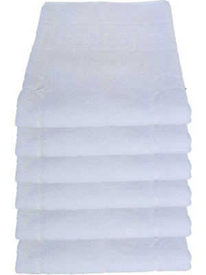 Mira Home 6 Lı Ayak Izli Banyo Paspas Pamuklu Ayak Havlusu 50X70 cm