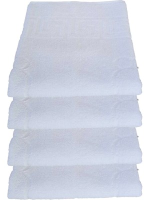 Mira Home 4 Lü Ayak Izli Banyo Paspas 100 Pamuklu Ayak Havlusu