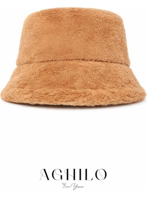 Aghilo Kadın Peluş Kova Şapka
