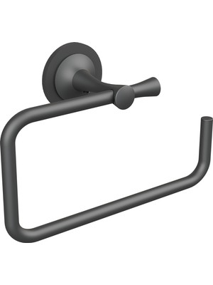 Conta Astra Serisi Mat Siyah Açık Havluluk – Duvara Monte, Paslanmaz, Modern Tasarım