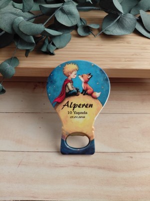 Kişiye Özel 1 Yaş Doğum Günü Veya  Yaş Günü Açacaklı  Veya Yenidoğan Balon Magnet ( 20ADET )