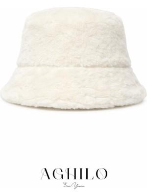 Aghilo Kadın Peluş Kova Şapka