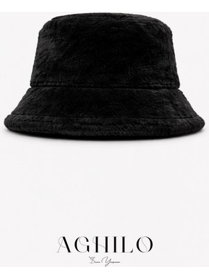 Aghilo Kadın Peluş Kova Şapka