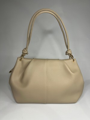 Özbu Düğüm Detaylı Suni Deri El ve Omuz Çanta