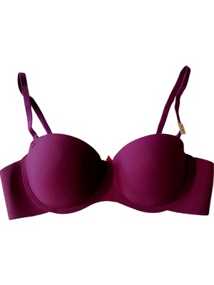 Best Bra Lazer Kesim Balenli Desteksiz Straplez Sütyen 382