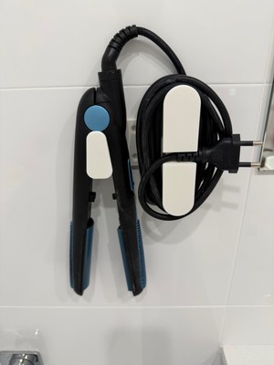 Saç Düzleştirici Standı, Plastik Saç Düzleştirici Tutucu Organizer, Duvara Monte