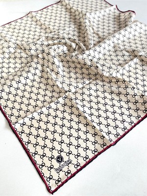 Vissona Tivil Ipek Eşarp 60782 - 2 - 0001 - 0003 Beyaz Karışık Desen