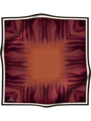 Vissona Tivil Ipek Eşarp 10659 - 3 - 0014 Taba Karışık Desen