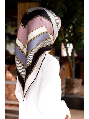 Vissona Twill Ipek Eşarp,karışık RENKLI,90X90