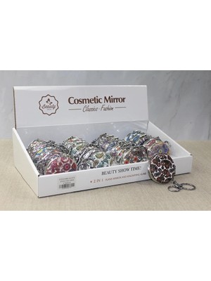 Taşlı El Aynası Anahtarlık ALK3773