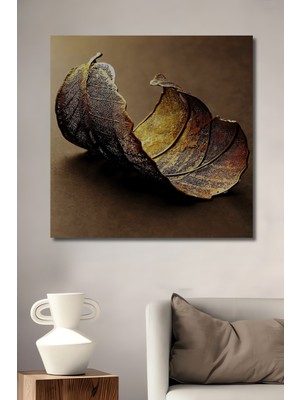 Teona Ahşap Altın Varak Yaprak Sanat Ev,antre,salon,ofis,mutfak,yatak Odası Tablosu