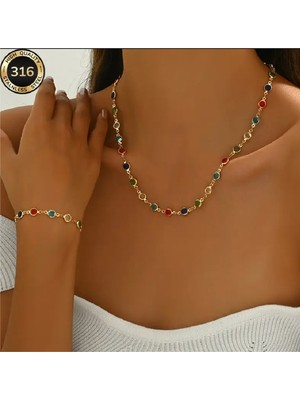 Zetconcept Zet Style - Efsanevi Renklerin Dansı - Takı Seti