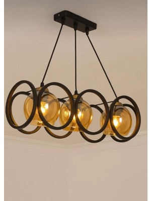 LED Yeni Model 3 Ampüllü Lüx Mutfak Avize