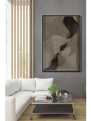 Teona Ahşap Altın Balıklar Dalgalı Modern Sanat Ahşap Dekoratif Ev,antre,salon,ofis,mutfak,yatak Odası Tablo