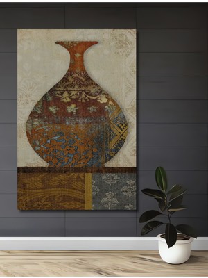 Teona Ahşap Etno Vazo Sanat Ahşap Dekoratif Ev,antre,salon,ofis,mutfak,yatak Odası Tablo
