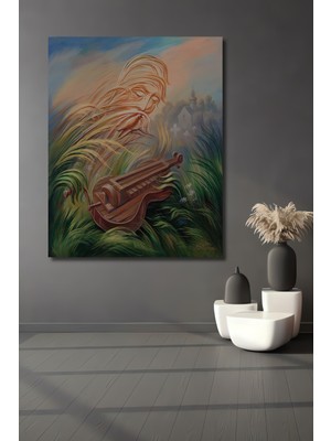 Teona Ahşap Yüz ve Müzik Ahenge Ahşap Dekoratif Ev,antre,salon,ofis,mutfak,yatak Odası Tablo