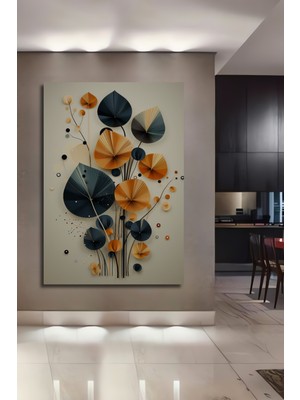 Teona Ahşap Modern Sanat Yaprak Desenli Ahşap Dekoratif Ev,antre,salon,ofis,mutfak,yatak Odası Tablo