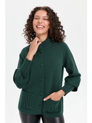 Centilmen Desen Triko Hırka 24046