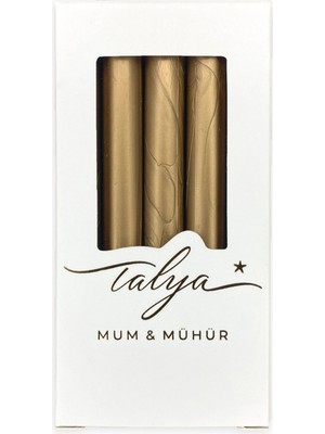 Talya Mum & Mühür Antik Gold Mühür Mumu 10 Çubuk
