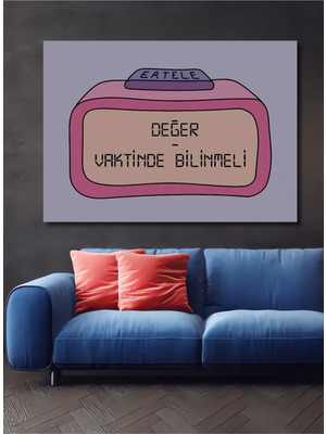 Teona Ahşap Dijital Sanat Retro Saat Ev,antre,salon,ofis,mutfak,yatak Odası Tablo