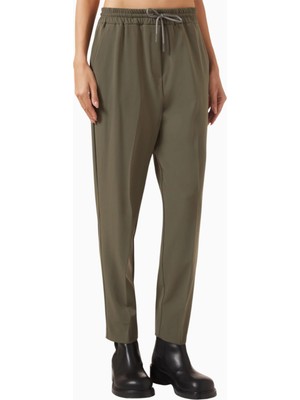 Marella Unisex Twill Sweatpants, Elastik Bel ve Modern Rahat Günlük Stil