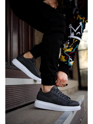 Kapsulavm Yüksek Taban Günlük Ayakkabı  Gri