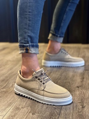 Kapsulavm Günlük Ayakkabı T Vizon Süet