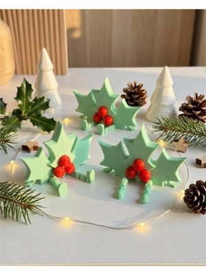 Yeni Yıl Özel Sınırlı Stok Oturan Figür Ökse Otu 1 ADET - Hediyelik Biblo, Figür, Aksesuar, Dekorasyon, Nycruin3D