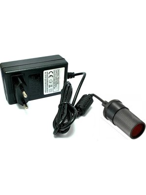Geseus Yatak Pompa Adaptörü Çakmak Adaptörü Araç Çakmaklık Çevirici Ev Tipi 36W/3A/12V