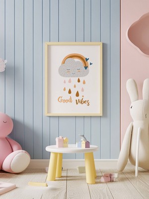 Fuart.Co Iyi Şeyler Temalı Çocuk Odası Posteri Kuşe Baskı (Çerçevesiz) CCFU