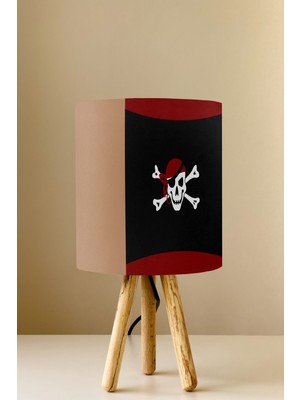 Talia Home Kuru Kafa Abajur Masa Lambası TLAB-286