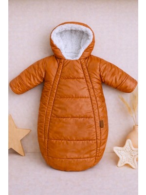 DeKuBaby Içi Welsoft Kürklü Yeni Doğan Bebek Kundak - Tulum Mont