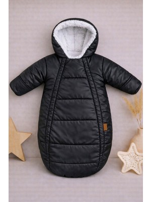 DeKuBaby Içi Welsoft Kürklü Yeni Doğan Bebek Kundak - Tulum Mont