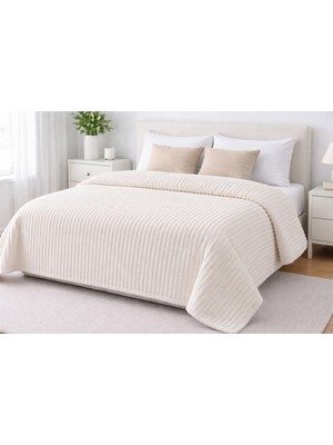 Gön Ev ve Otel Tekstili 220 x 240 cm Çift Kişilik Polyester Battaniye – Yumuşak Dokulu, Kışlık