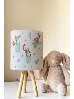 Talia Home Küçük Prens Desenli Çocuk Odası Abajur Masa Lambası TLAB-308
