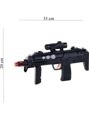 Mavi Su Dünyası Pilli Lazerli Oyuncak Silah