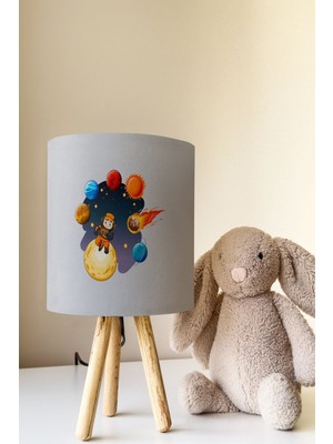 Talia Home Astronot Hayalgücü Çocuk Odası Abajur Masa Lambası TLAB-145