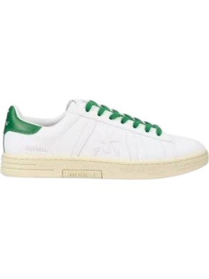 Premiata Russel - 7477 Hakiki Deri Beyaz Erkek Sneaker