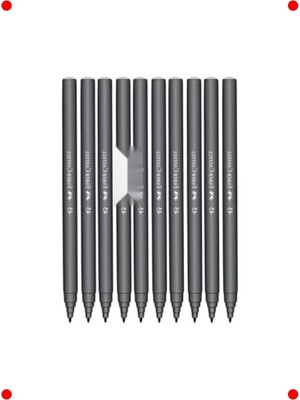 MarkEntegra Iğne Uçlu Keçeli Kalem Seti (10 Adet, Siyah)